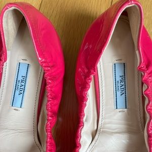 Pink Prada Flats